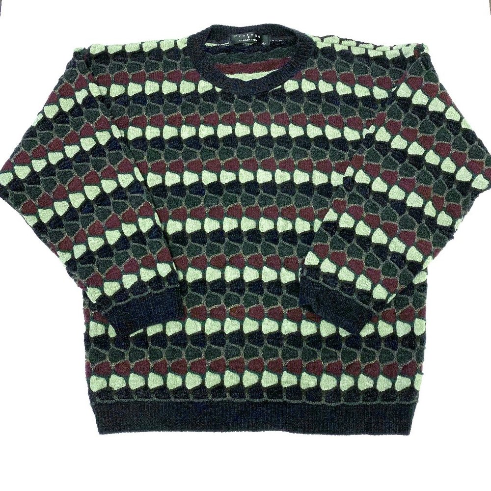 Vintage Protege Textured Multicolor Sweater